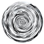 Sculpture titled "Char Swirl wall scu…" by Sumit Ratta, Original Artwork, Digital Painting Mounted on Wood Panel