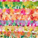 Pittura intitolato "Field of flowers" da Sumit Ratta, Opera d'arte originale, Acrilico