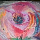 Peinture intitulée "AnY flower" par Lily Moonheart, Œuvre d'art originale, Pigments