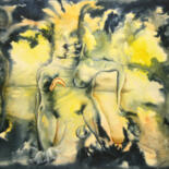 Картина под названием "«Дух противоречия»" - Sergey Suvorov, Подлинное произведение искусства, Акварель Установлен на Деревя…