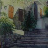 Painting titled "Eski Marmaris," by Svetlana Karpova, Original Artwork