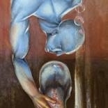 Painting titled "Oil painting on can…" by Sveta Makarenko, Original Artwork, Oil