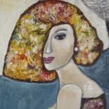 Peinture intitulée "L'élégante en campa…" par Sylvie Oliveri, Œuvre d'art originale, Acrylique