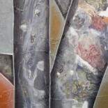 Peinture intitulée "Arbres 3" par Sylvie Oliveri, Œuvre d'art originale, Acrylique