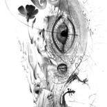 Dessin intitulée "Melancholia" par Sylvain Puech, Œuvre d'art originale, Graphite