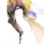 Peinture intitulée "Ascention" par Sylvia Baldeva, Œuvre d'art originale, Aquarelle
