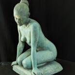 Sculpture titled "ILLUSION" by Sylvie Bourély (SB), Original Artwork, Clay