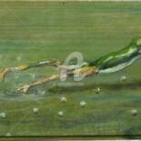 Painting titled "un saut !" by Sbx, Original Artwork