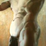 Painting titled "Nude study #5" by Takuart, Original Artwork, Oil