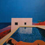 Peinture intitulée "The Dreamer" par Tam Nightingale, Œuvre d'art originale, Acrylique
