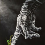 "A Mantis" başlıklı Tablo Tayyar Özkan tarafından, Orijinal sanat, Akrilik