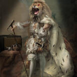 Arte digitale intitolato "King of pop" da Galerie Teejo, Opera d'arte originale, Pittura digitale