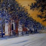 Peinture intitulée "BOULEVARD DE LA CRO…" par Thierry Chanal, Œuvre d'art originale, Huile