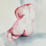 Peinture intitulée "Nude Portrait Nr. 25" par Thekla Kellmann, Œuvre d'art originale, Aquarelle