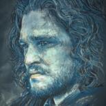 Dessin intitulée "Jon Snow (Kit Harin…" par Thierry Villers, Œuvre d'art originale, Pastel