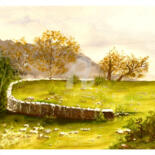 Pintura titulada "Montes de Malaga.jpg" por Tina Verpoorten, Obra de arte original