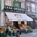 Malarstwo zatytułowany „Casa Oriental- Opor…” autorstwa Tomás Castaño, Oryginalna praca, Olej