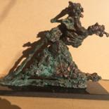 Sculpture titled "Tango" by Erno Toth, Original Artwork, Bronze