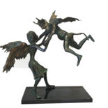 Sculpture titled "Allurement" by Kristof Toth, Original Artwork, Bronze