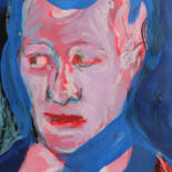 Pintura intitulada "Portrait de monsieur" por Toumire, Obras de arte originais, Acrílico