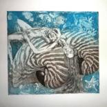 Printmaking titled "Sea bottom 2" by Katerina Evgenieva, Original Artwork