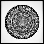 Painting titled "MANDALA II" by Tanya Shin S.F.M.W., Original Artwork, Gel pen