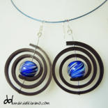 Design titled "boucles d'oreilles" by Un Air De Kiwano, Original Artwork, Jewelry