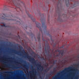 Картина под названием "Взрывает / Volcano" - Valeria Nikitina, Подлинное произведение искусства, Акрил