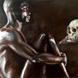 Peinture intitulée "Memento mori" par Valérie Maraux, Œuvre d'art originale, Acrylique