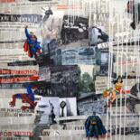 Collages titled "The day the heroes…" by Valérie Weiland (VALpapers), Original Artwork