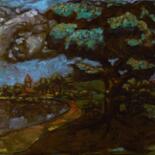 Peinture intitulée "arbre" par Valériy Mishchenko, Œuvre d'art originale, Huile Monté sur Châssis en bois
