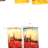 Artcraft titled "Morning in Tuscany…" by Valleri, Original Artwork, Jewelry