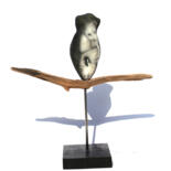 Sculpture intitulée "Déesse en raku nu,…" par Vanessa Renoux, Œuvre d'art originale, Céramique
