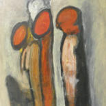 Painting titled "LaPromenadeDesEmper…" by Véronique Besançon, Original Artwork, Oil