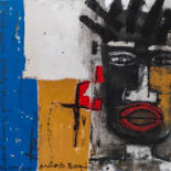Pintura titulada "Basquiat comme prét…" por Véronique Attia, Obra de arte original, Acrílico