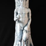 Escultura intitulada "L'invitation du Fau…" por Pico Sculpteur, Obras de arte originais, Resina