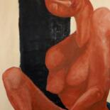 Pittura intitolato "Terracotta Girl" da Filip Callewaert, Opera d'arte originale, Acrilico