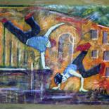 Painting titled "DANCE 5" by Vifer, Original Artwork, Acrylic