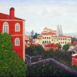 Painting titled "PALÁCIO DA VILA - S…" by Vifer, Original Artwork, Acrylic