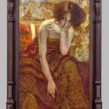 Painting titled "Martisha" by Viktor Horiaiev, Original Artwork, Oil