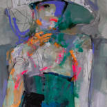 Painting titled "New hat" by Viktor Sheleg, Original Artwork, Oil