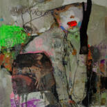 Painting titled ""Lady Glamour"" by Viktor Sheleg, Original Artwork, Acrylic Mounted on Wood Stretcher frame