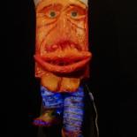 Sculpture titled "Bise du Chef" by Gerrit Gerard Visser, Original Artwork, Mixed Media