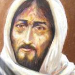 Painting titled "Jesus post ressurre…" by Viviano, Original Artwork, Oil