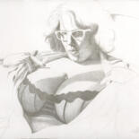 Drawing titled "Nr.8 (16:05)"" by Walter Roos, Original Artwork, Silverpoint