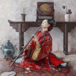Gravures & estampes intitulée "A Blow-Up of the Fr…" par Mingyue Wang Wang Ming Yue, Œuvre d'art originale, Pigments
