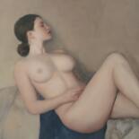 Картина под названием "'The Muse'" - William Oxer F.R.S.A., Подлинное произведение искусства, Масло