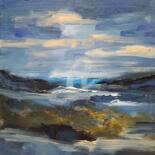 Malarstwo zatytułowany „North Sea Coast ser…” autorstwa Wimvandewege, Oryginalna praca, Olej Zamontowany na Drewniana rama n…