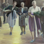 Painting titled "Going.jpg" by Wioleta Rzążewska, Original Artwork, Oil