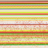 Arte digitale intitolato "Traits colorées 1" da Wolf Thiele, Opera d'arte originale, Lavoro digitale 2D